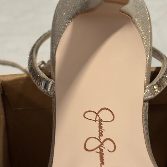 Jessica Simpson JS-Paveri2 Champagne Rhinestone Heels Size 8M NWT Unworn - Picture 13 of 15